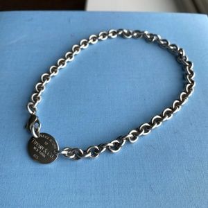 Return to Tiffany Dog Tag Necklace